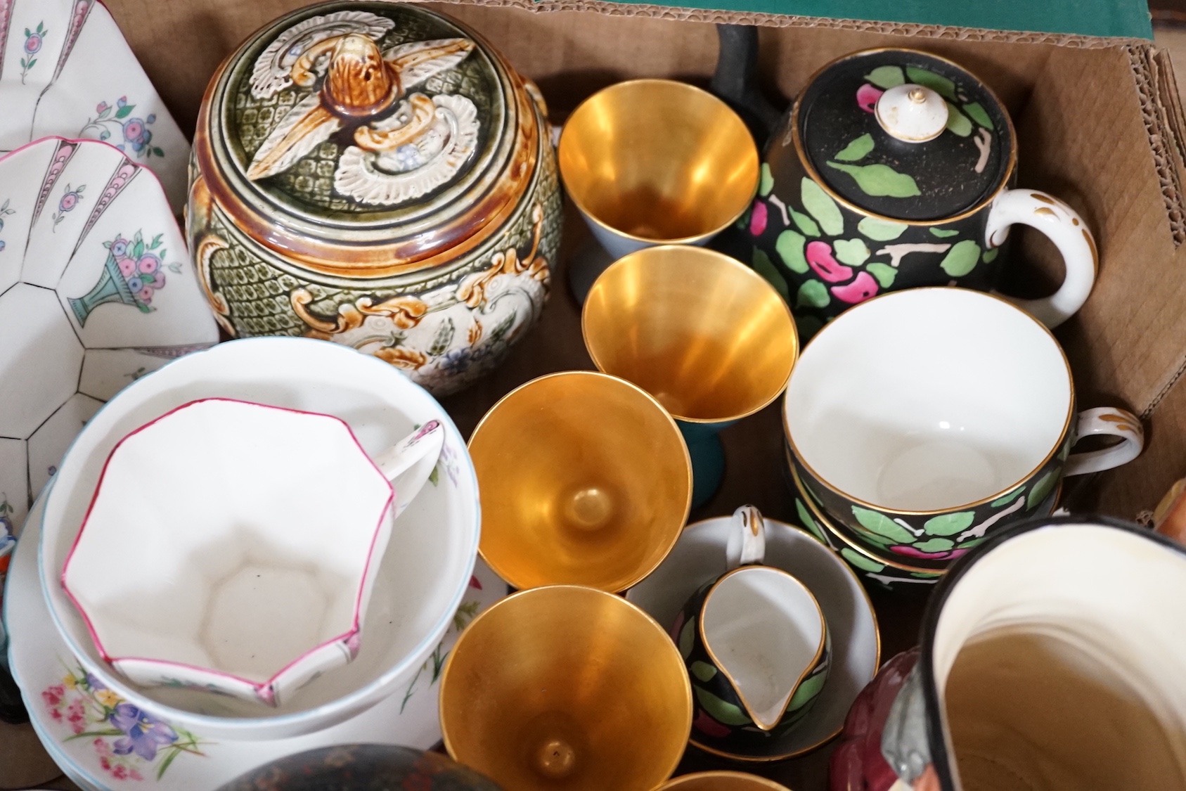 A quantity of mixed ceramics to include Shelley, Doulton, Aynsley etc.